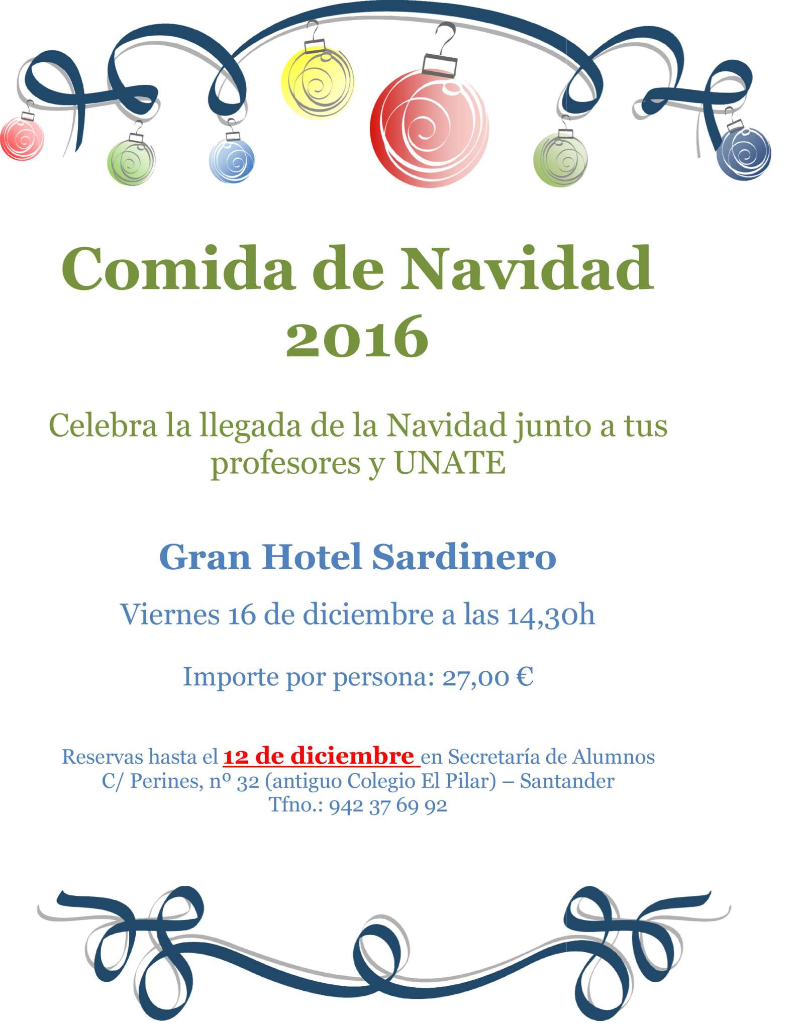 Comida de Navidad 2016