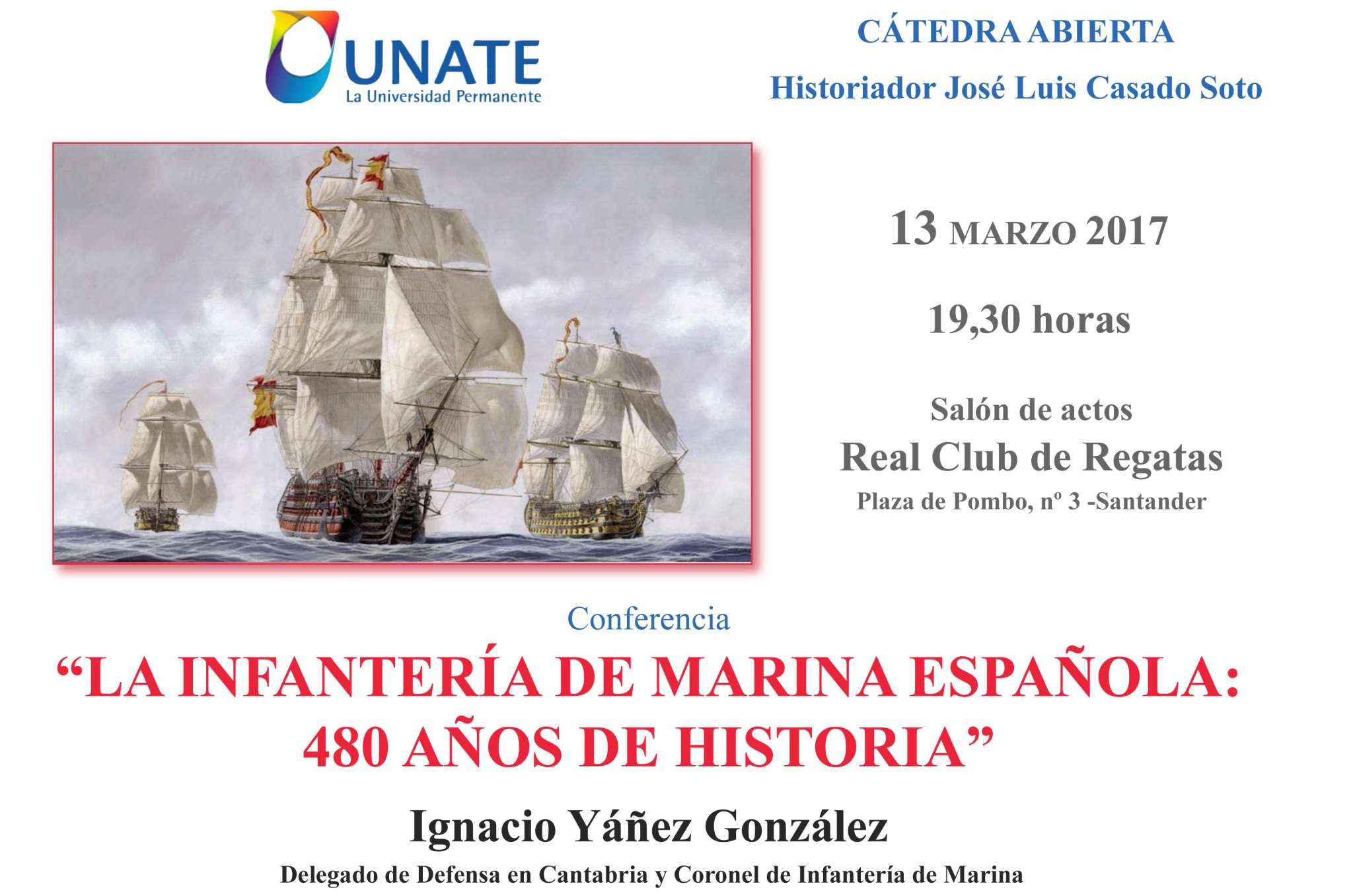 Nueva conferencia dentro de la Cátedra Abierta del Historiador José Luis Casado Soto