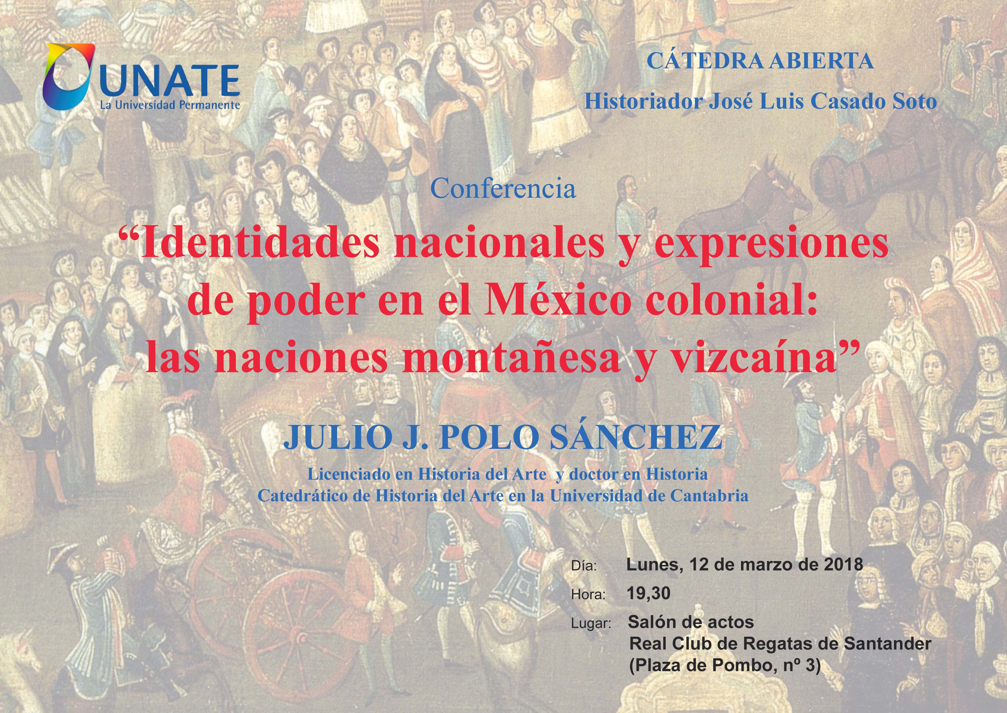 Nueva conferencia de la Cátedra Abierta del Historiador José Luis Casado Soto