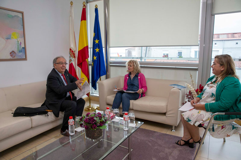 Modesto Chato se reunió con la Vicepresidenta del Gobierno de Cantabria