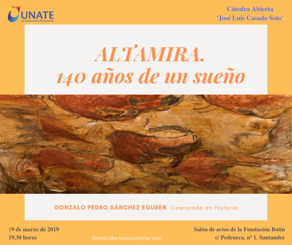Conferencia sobre «ALTAMIRA. 140 años de un sueño»