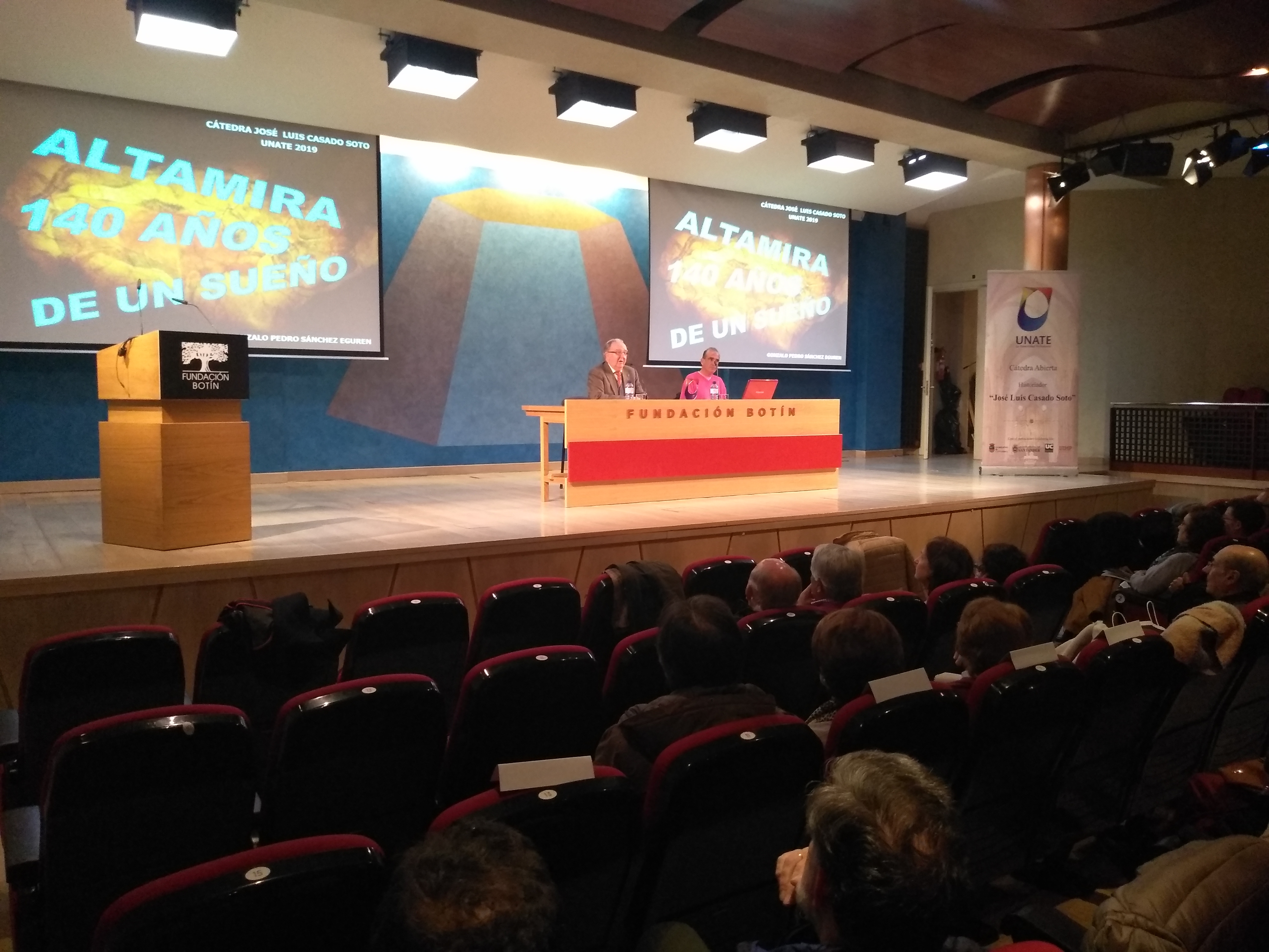 Gonzalo Pedro Sánchez Eguren habló de los 140 años de Altamira