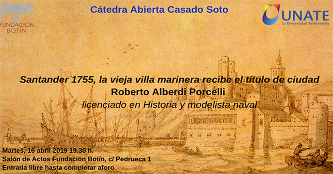 «Santander 1755, la vieja villa marinera recibe el título de ciudad»