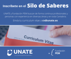 UNATE y Fundación PEM lanzan la campaña `Silo de Saberes´ para ampliar su red de colaboradores docentes