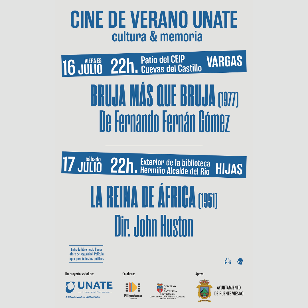 El cine al aire libre de UNATE suma cinco municipios a la propuesta cultural segura para las personas mayores de la región