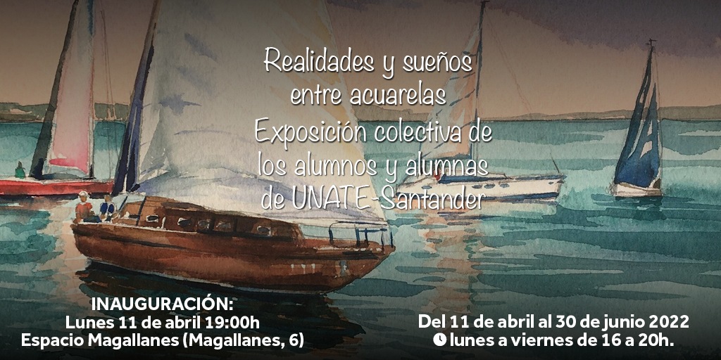 Exposición colectiva de acuarelas en Espacio Magallanes