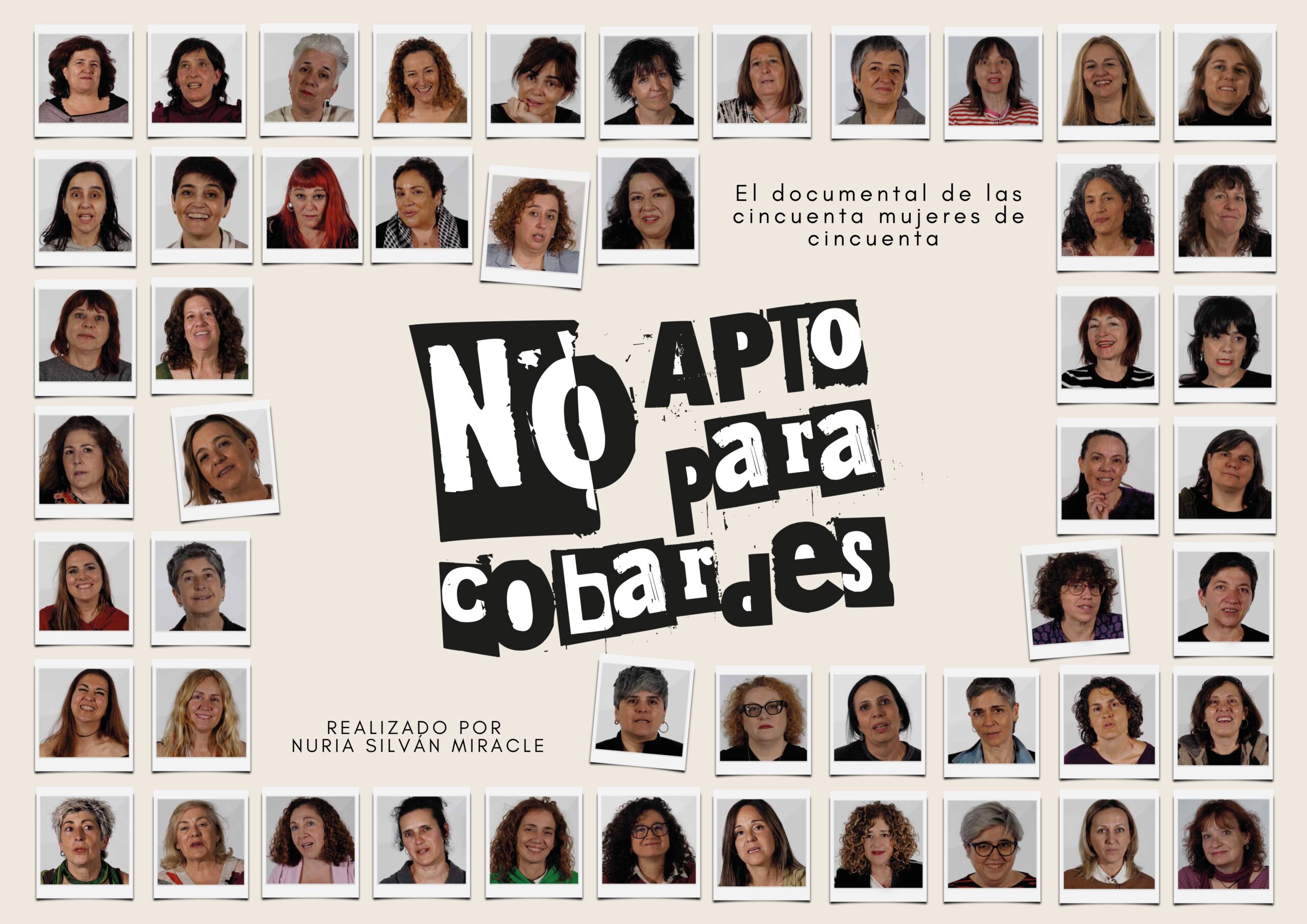 Nuria Silván trae a Santander sus 50 mujeres de más de 50 años en el documental “No apto para cobardes”