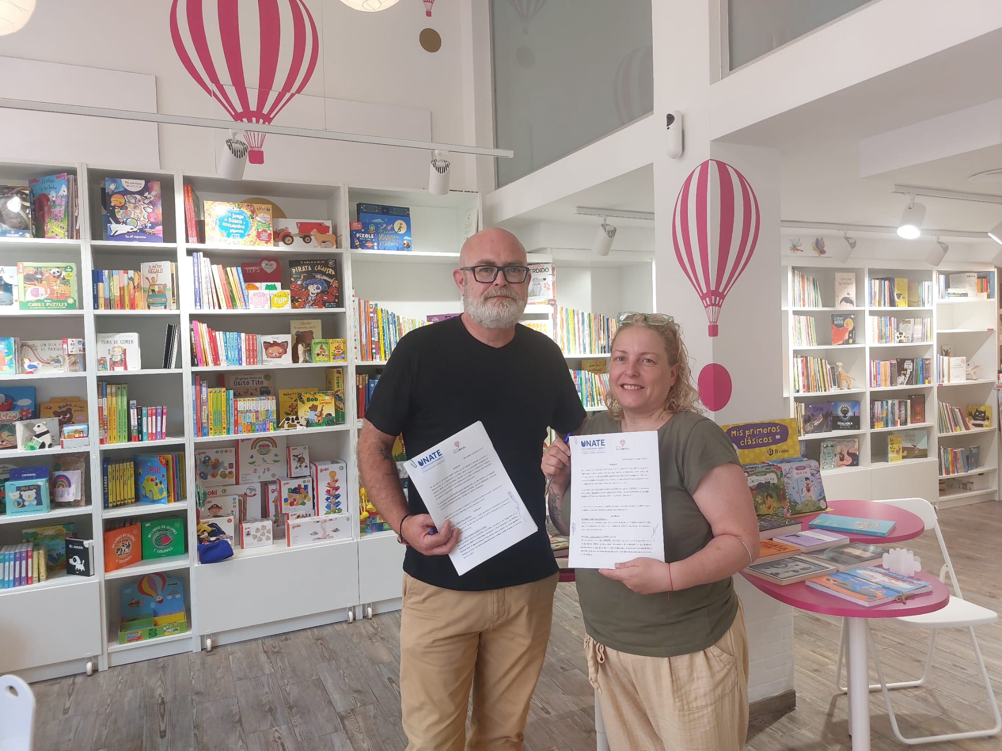 La librería Gloobal se suma al programa UNATE+